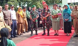 Dandim, Bupati Hingga Forkopimda Jeneponto Sambut Kedatangan Pangdam XIV Hasanuddin di Kodim 1425