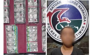 Edarkan Obat Terlarang, Sat Res Narkoba Polres Lamtim Amankan Seorang Pemuda