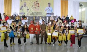 HUT ke-59 Prov Lampung, Plt Disporapar Gelar Lomba Senam 