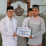 Pemkab Bangka Tengah Salurkan Dana Hibah kepada Yayasan Masjid Darussalam Desa Belilik