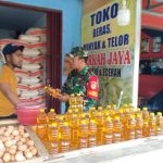 Babinsa Koramil 2304/Anyar, Puan Ter Pendataan Harga Sembako