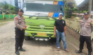 Langgar Perijinan Tambang, Polres Lamtim Amankan 1 Unit Truk Bermuatan Pasir