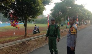 Kapolres Metro Turun Langsung Pantau Personil yang Pam Sholat Ied