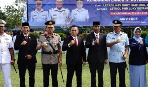 Ketua DPRD Babel H. Herman Suhadi Hadiri Sertijab Danlanud Tanjung Pandan 