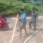 Babinsa Koramil 2305/Cinangka, Giat Karbak Pembangunan Rumah Warga