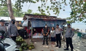 Jaminkan Rasa Aman, Polres dan Kodim 0432 / Basel Turun Ke Objek Wisata