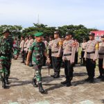 Pimpin Pembukaan Program TNI Manunggal Masuk Desa (TMMD) ke-116, Bupati Jeneponto Berseragam Loreng TNI