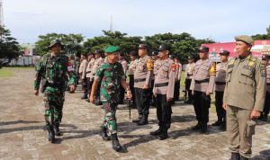 Pimpin Pembukaan Program TNI Manunggal Masuk Desa (TMMD) ke-116, Bupati Jeneponto Berseragam Loreng TNI