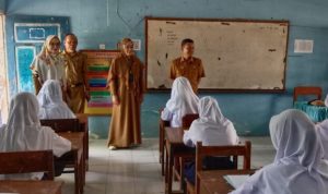 Kadis Pendidikan Kabupaten Takalar Tinjau Langsung OSN Tingkat SMP Gandeng Tim PMO