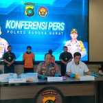 Polres Babar Gelar Konferensi Pers Kasus Pencabulan Anak di Bawah Umur