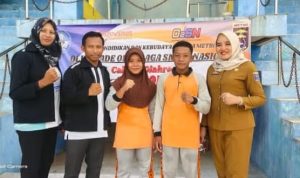 Kejuaraan O2SN Kota Metro, Atlet Renang Putri SMPN 7 Metro Unggul 6 Medali Emas