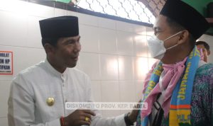 Beri Pengarahan kepada Calon Jemaah Haji Belitung, Pj Gubernur Suganda: Harus Sabar, Fokus, dan Kompak