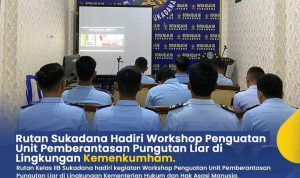 Rutan Kelas IIB Sukadana Hadiri Kegiatan Workshop di Lingkungan Kementerian Hukum dan Hak Asasi Manusia