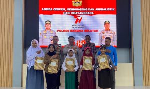 Polres Bangka Selatan Gelar Lomba Mendongeng dan Karya Tulis Jurnalistik, Ini Harapannya