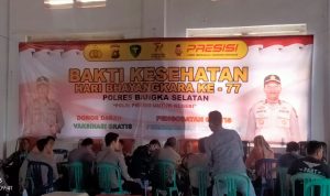 Polres Bangka Selatan Berhasil Kumpulkan 102 Kantong Darah