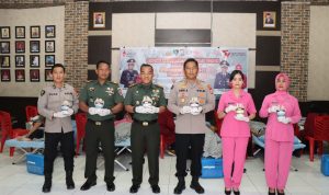 Jelang Hari Bhayangkara Ke 77, Polres Jeneponto Gelar Bakti Kesehatan dan Donor Darah