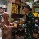 Babinsa Koramil 2305/Cinangka, Puan Ter Pendataan Harga Sembako