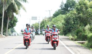 PLN Touring Motor Listrik, Mengajak Masyarakat Menggunakan Motor Listrik untuk Mendukung Net Zero Emission (NZE) Tahun 2060