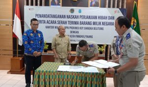 BPN Kepulauan Bangka Belitung Resmi Hibahkan Sebidang Tanah Untuk Pembangunan Masjid Agung Kubah Timah, Molen : Alhamdulillah Atas Izin Allah SWT