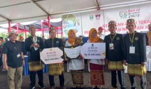 Penas XVI Tani Nelayan di Padang, Kontingen KTNA Provinsi Lampung Raih Juara 3