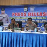 Kapolda Sulsel Pimpin Press Release Hasil Operasi Patuh Pallawa 2023