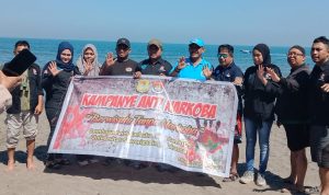 LANHA Unsa Bersama BNNP Sulsel Gelar Aksi Anti Narkoba di Pantai Angin Mamiri!