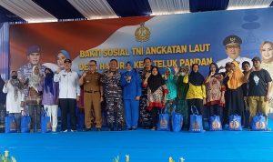 Pangko Armada RI Laksdya TNI Heru Kusmanto Kunker di Pesawaran