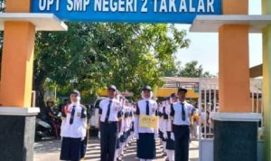 Hebat! SMPN 2 Takalar Raih Juara 1 Lomba Gerak Jalan Indah Se-Kabupaten Takalar