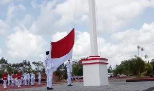 Upacara HUT RI ke 78 di Kantor Bupati Bangka Selatan Berlangsung Khidmat