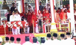 Peringatan HUT RI Ke-78 Di Kota Beribu Senyuman, Wako Molen : Ayo Kita Bangun Bangsa Ini Dari Pangkalpinang