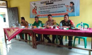 Kegiatan Rembuk Stunting Desa Taman Negeri Dihadiri Babinsa