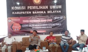 Lawan Hoax Jelang Pemilu 2024, KPU Basel Gelar Diskusi Bersama Wartawan