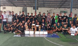 Kelurahan Ciwaduk Bersama Karang Taruna Menggelar Pertandingan Futsal Piala B