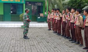 Babinsa Koramil 2304/Anyer, Bintahwil Pelatihan PBB