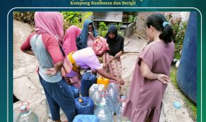 LAZISNU Kecamatan Jombang dan PAC GP Ansor Kecamatan Pulomerak Berikan Bantuan Air Bersih Pada Masyarakat