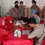 HUT Humas Polri ke 72, Polres Bangka Selatan Gelar Aksi Donor Darah