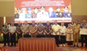 Sukseskan Pemilu 2024, Pj. Bupati Takalar Hadiri Rapat Koordinasi Bersama Forkopimda se-Sulawesi Selatan