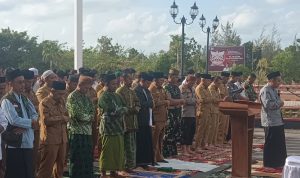 Minta Turun Hujan, Pemkab Bangka Selatan Gelar Sholat Istighosah Berjamaah