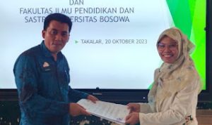 SMPN 2 Gal-Sel Bersama universitas Bosowa Makassar Fakultas Ilmu pendidikan dan Sastra  Gelar Penandatangan MoU