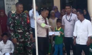 Babinsa Koramil 2302/Bojonegara, Bintahwil Pendampingan Santunan Anak Yatim-Piatu