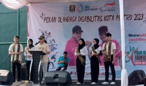 Gebyar Pekan Olahraga Disabilitas Kota Metro Diikuti 110 Peserta dari 7 SLB