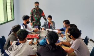 Babinsa Koramil 2301/Cilegon, Komsos Tata Cara Masuk TNI AD