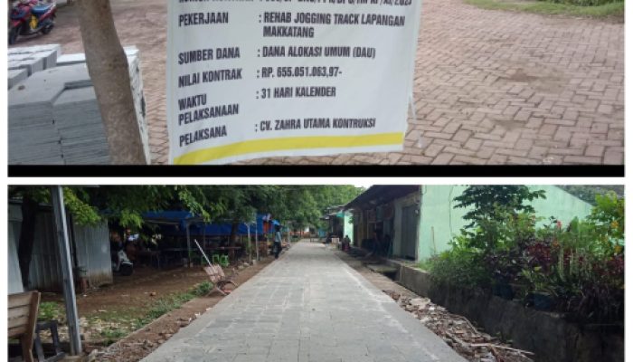 Pekerja Ancam Bongkar Proyek Rehab Jogging Track Akibat Gaji Belum Sepenuhnya Cair