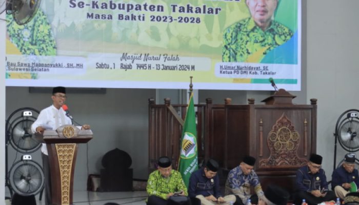 Hadiri Pelantikan Pengurus DMI Takalar, Pj. Bupati Harap DMI ikut Berkontribusi Dalam Kemajuan Daerah