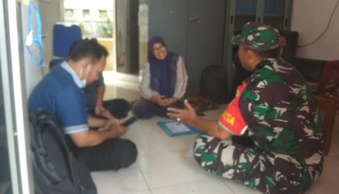 Babinsa Koramil 2301/Cilegon, Komsos Vaksin Masyarakat