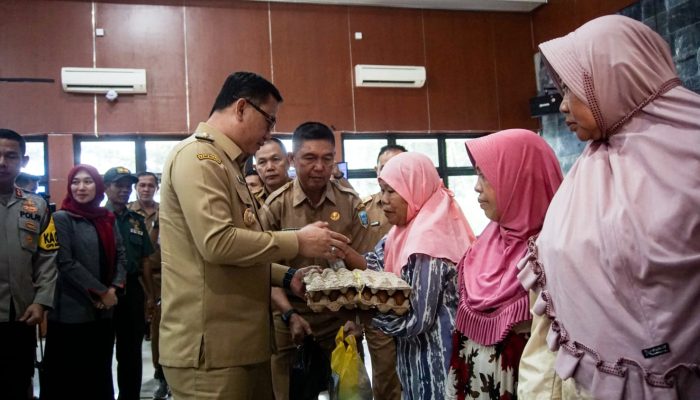 PJ Bupati Lahat Hadiri Launching GPSIS dan Operasi Pasar Murah, Simak Penjelasanya