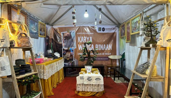 Warga Binaan Lapas Takalar, Pamer Karya di Takalar Expo 