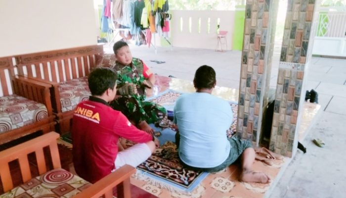 Babinsa Koramil 2302/Bojonegara, Komsos Membahas Giat Gotong Royong Bulanan