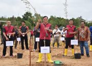 Polda Babel Tanami 1.870 Tanaman Kayu Putih di Lahan Eks Tambang Area Bandara