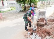 Babinsa Koramil 2304/Anyer, Karbak Pembersihan Jalan